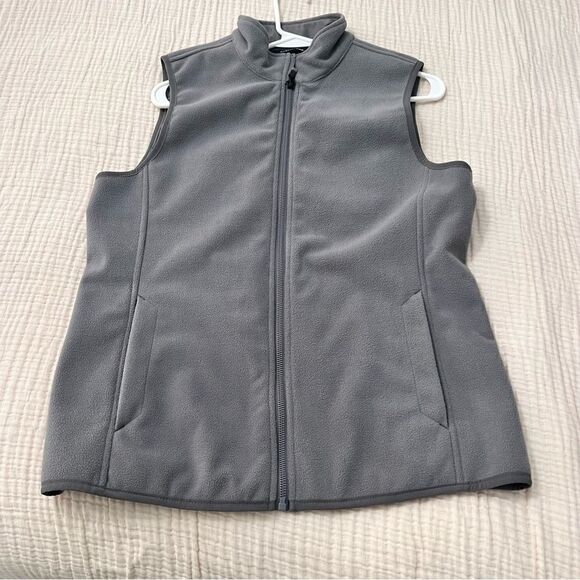 Women's Lightweight Thermacheck 100 Fleece Vest in “Iron Heather” size small - Picture 7 of 14